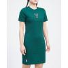 Womens NBA Classic Chenille Cotton Body Con Dress(Forest Green)