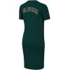 Womens NBA Classic Chenille Cotton Body Con Dress(Forest Green)