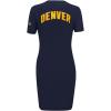Womens NBA Classic Chenille Cotton Body Con Dress(Midnight Navy)