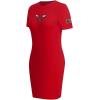 Womens NBA Classic Chenille Cotton Body Con Dress(Red)