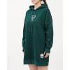 Womens NBA Classic Chenille Hoodie Dress(Forest Green)