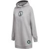 Womens NBA Classic Chenille Hoodie Dress(Heather Grey)