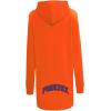 Womens NBA Classic Chenille Hoodie Dress(Orange)