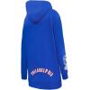 Womens NBA Classic Chenille Hoodie Dress(Royal Blue)