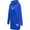 Womens NBA Classic Chenille Hoodie Dress(Royal Blue)