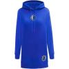 Womens NBA Classic Chenille Hoodie Dress(Royal Blue)