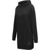 Womens NBA Classic Triple Black Hoodie Dress(Black)