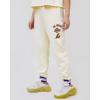 Womens NBA Retro Classics Rib Sweatpant(Eggshell/ Purple)