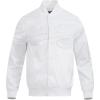 Mens NFL White Out Satin Jacket(White)