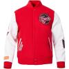 Pro Standard Mens WNBA Classic Chenille Varsity Jacket(Red/White)