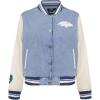 Pro Standard Womens NFL Baltimore Ravens Varsity Blues Denim Jacket Denim/Linen XS