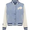 Pro Standard Womens NFL Buffalo Bills Varsity Blues Denim Jacket Denim/Linen S