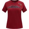 Pro Standard Womens NFL Classic Chenille Short Sleeve Boxy Tee(Cardinal Red)