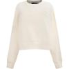 Pro Standard Womens NFL Neutral Brushed Back French Terry Crewneck Sweatshirt