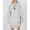 Womens NBA Classic Chenille Hoodie Dress(Heather Grey)