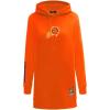Womens NBA Classic Chenille Hoodie Dress(Orange)