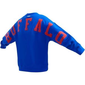 Mens NFL Wingspan Fleece Crewneck Sweatshirt(Blue)