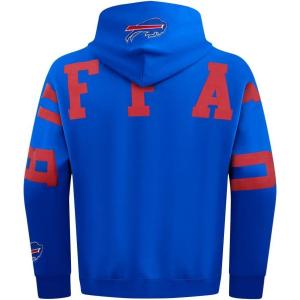 Mens NFL Wingspan Fleece Pull Over Hoodie(Royal Blue)