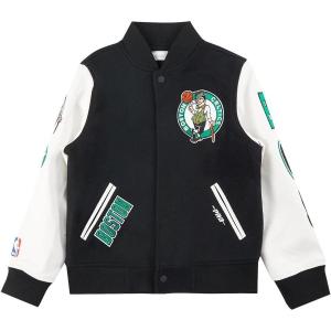 Pro Standard Big Kids NBA Classic Chenille Varsity Jacket(Black/White)