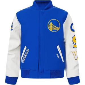 Pro Standard Big Kids NBA Classic Chenille Varsity Jacket(Royal Blue/White)