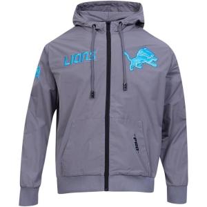 Pro Standard Mens NFL Area Code Varsity Jacket(Grey)