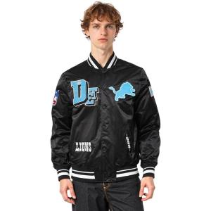 Pro Standard Mens NFL Best of Satin Jacket Royal(Black)