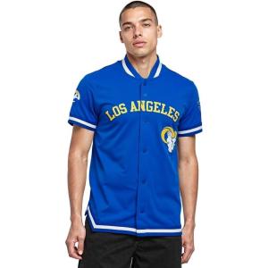 Pro Standard Mens NFL Classic Chenille Button Down(Royal Blue)