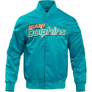 Pro Standard Mens NFL Classic Satin Jacket(Teal)