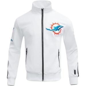 Pro Standard Mens NFL Classic Track Track Jacket(White/Black)