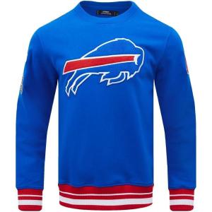 Pro Standard Mens NFL Mash Up Brushed Back French Terry Crewneck Sweatshirt(Blue)