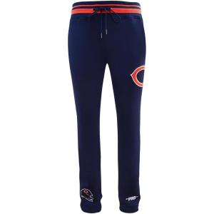 Pro Standard Mens NFL Mash Up Sweatpant(Midnight Navy/Orange/Midnight Navy)