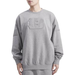 Pro Standard Mens NFL Neutral Fleece Crewneck Sweatshirt(Grey)