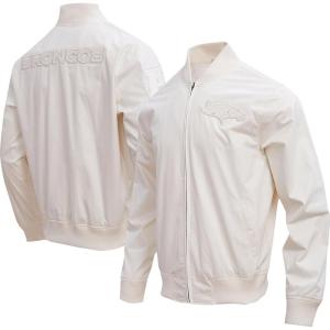 Pro Standard Mens NFL Neutral Twill Jacket(Denver Broncos  Cream)