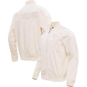 Pro Standard Mens NFL Neutral Twill Jacket(Minnesota Vikings  Cream)
