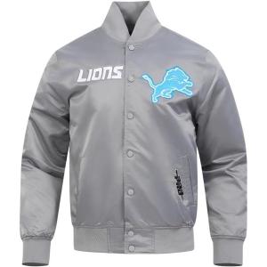 Pro Standard Mens NFL Souvenir Satin Jacket(Grey)
