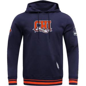 Pro Standard Mens NFL Team Pennants Brushed Back French Terry Pull Over Hoodie(Blue)
