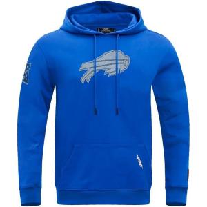 Pro Standard Mens NFL Varsity Blues Brushed Back French Terry Pull Over Hoodie(Blue)