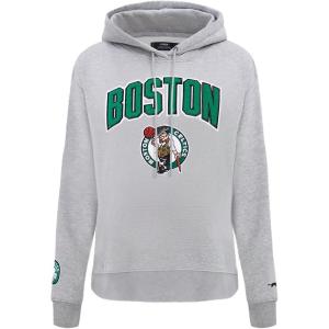 Pro Standard Womens NBA Classic Chenille Pull Over Hoodie(Heather Grey)