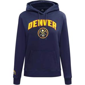 Pro Standard Womens NBA Classic Chenille Pull Over Hoodie(Midnight Navy)