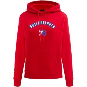 Pro Standard Womens NBA Classic Chenille Pull Over Hoodie(Red)