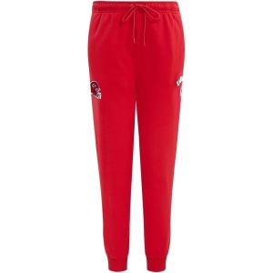 Pro Standard Womens NFL Arizona Cardinals Classic Chenille Sweatpant Black L(Red)