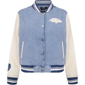 Pro Standard Womens NFL Baltimore Ravens Varsity Blues Denim Jacket Denim/Linen XS