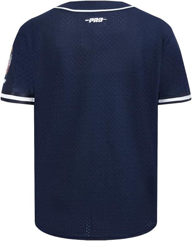 imageBig Boys WNBA Indiana Fever Classic Player Name and Number Mesh Button Down TopMidnight Navy