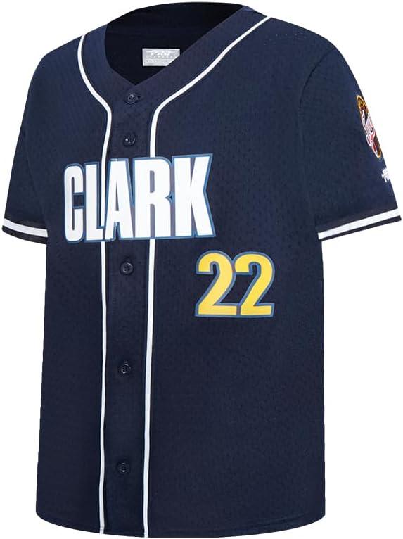 imageBig Boys WNBA Indiana Fever Classic Player Name and Number Mesh Button Down TopMidnight Navy