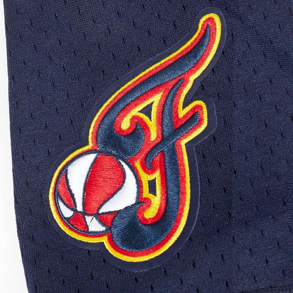 imageBig Boys WNBA Indiana Fever Classic Player Name and Number Mesh Button Down TopMidnight Navy