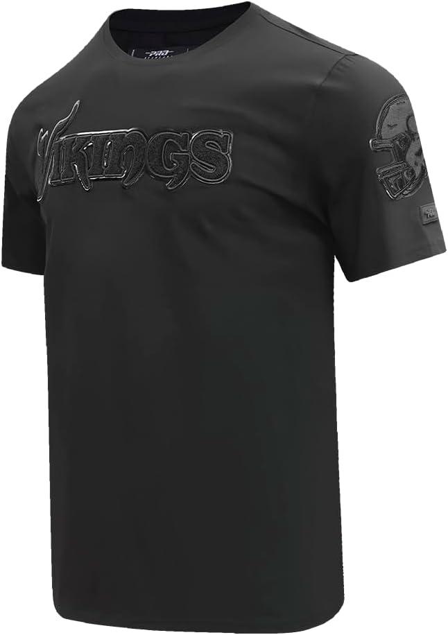 imageBlack NFL Vikings Mens Tee Triple Black by Pro StandardTriple Black