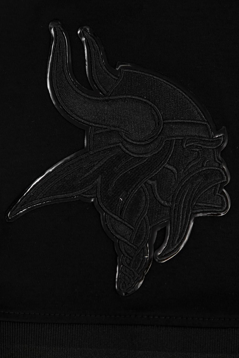 imageBlack NFL Vikings Mens Tee Triple Black by Pro StandardTriple Black