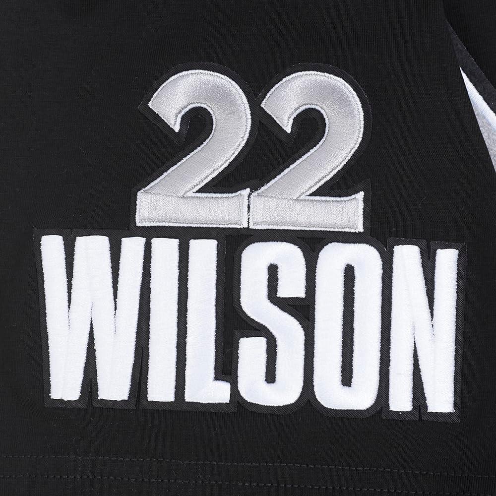 imageMens WNBA Las Vegas Aces Classic Player Name and Number Cotton Short Sleeve TeeBlack