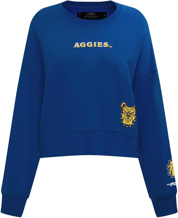imagePRO STANDARD Womens College Wingspan Brushed Back French Terry Crewneck SweatshirtDodger Blue