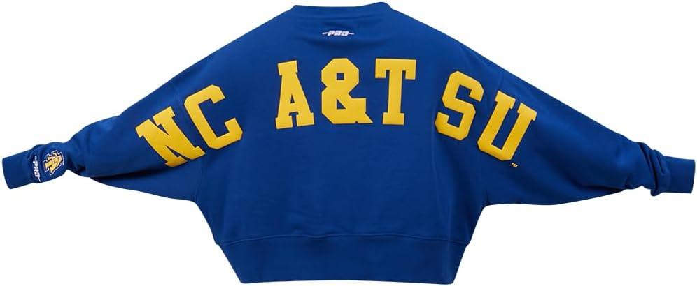 imagePRO STANDARD Womens College Wingspan Brushed Back French Terry Crewneck SweatshirtDodger Blue